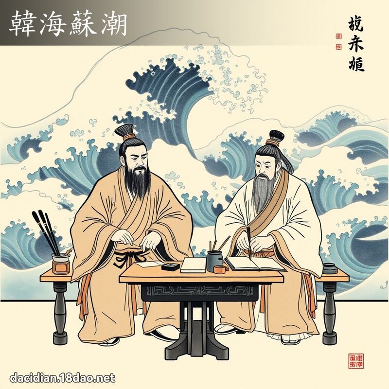 韓海蘇潮 配图