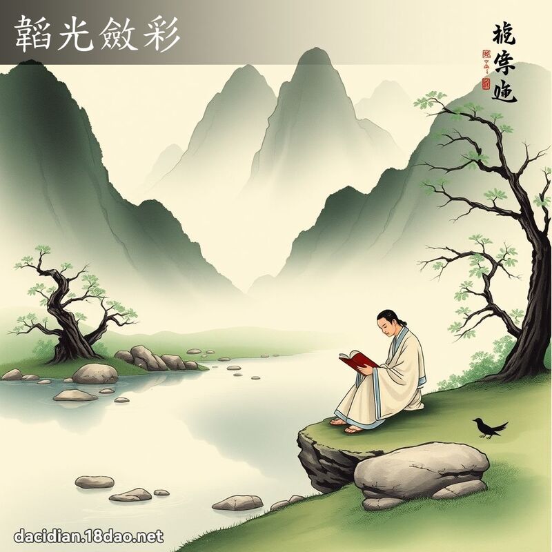 韜光斂彩 配图