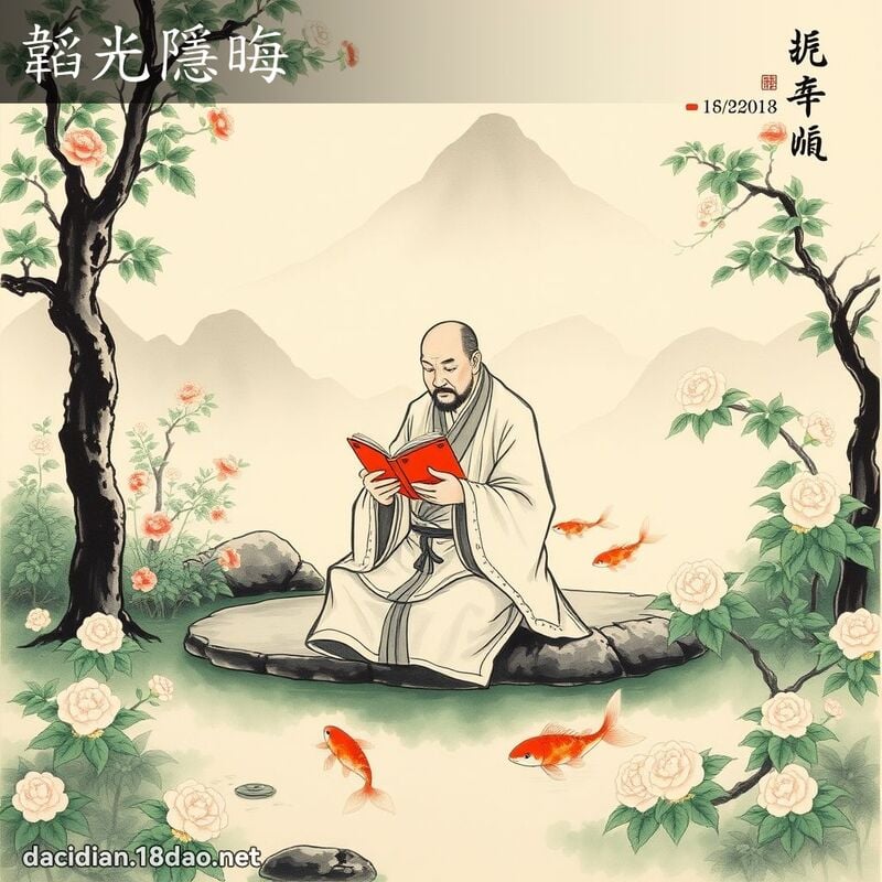 韜光隱晦 配图
