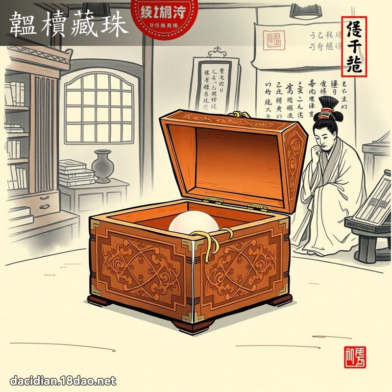 韞櫝藏珠 配图