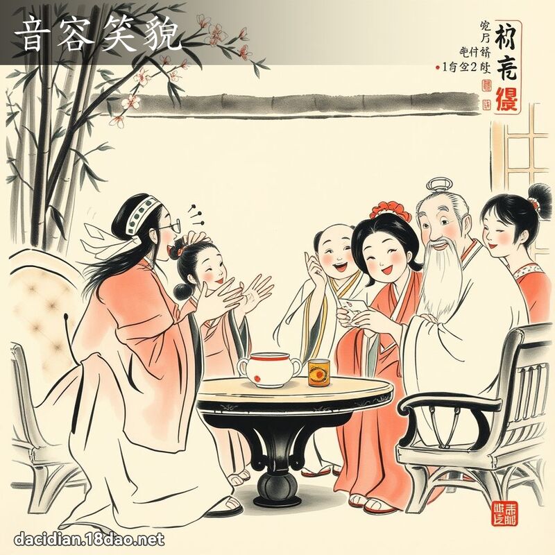 音容笑貌 配图