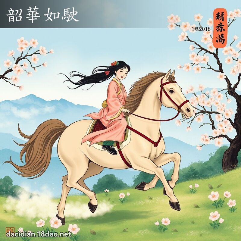 韶华如驶 配图