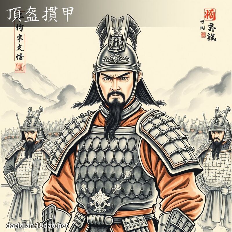 顶盔摜甲 配图