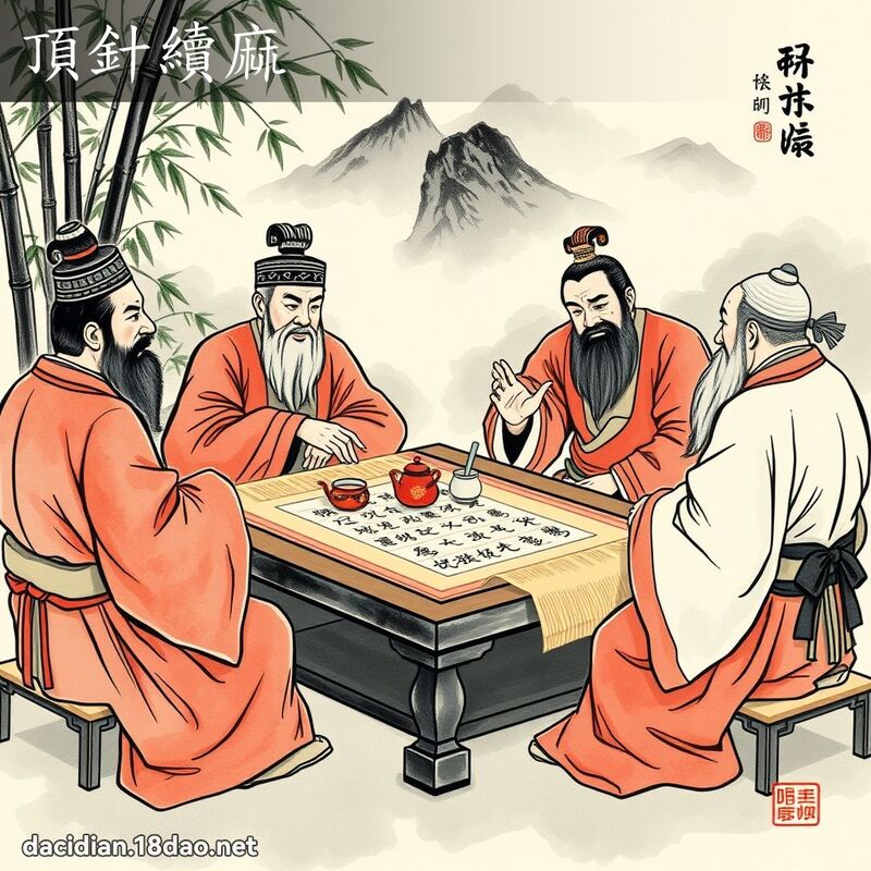 顶针续麻 配图