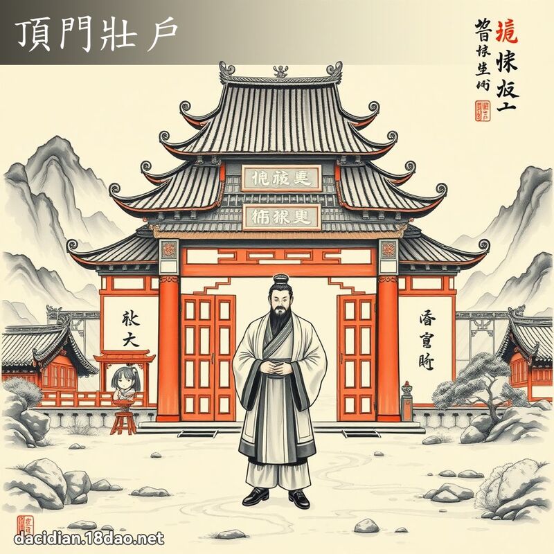 顶门壮户 配图
