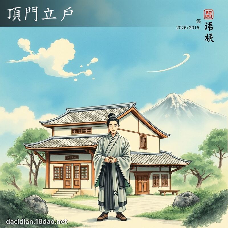 顶门立户 配图