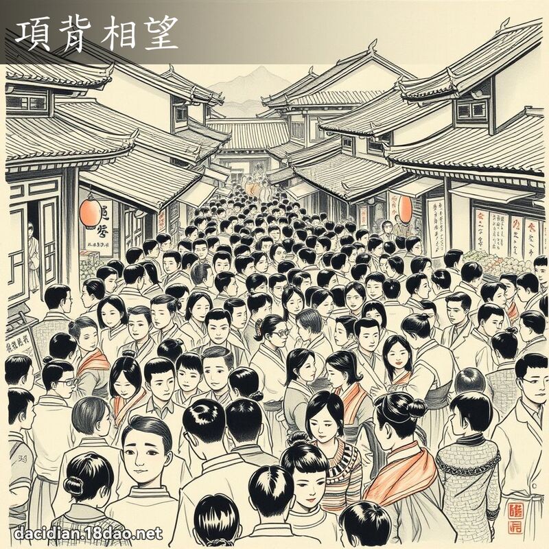 项背相望 配图