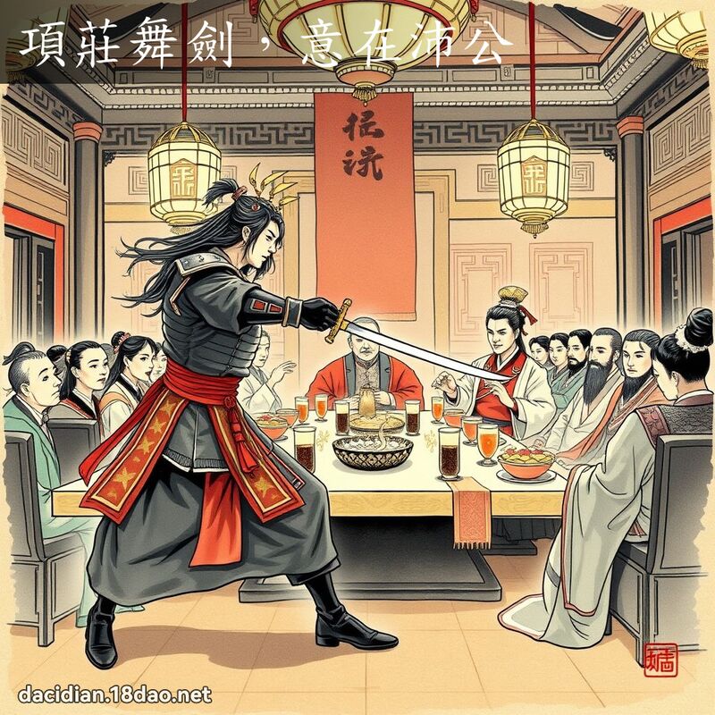 项庄舞剑,意在沛公 配图
