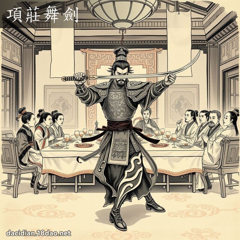项庄舞剑 配图