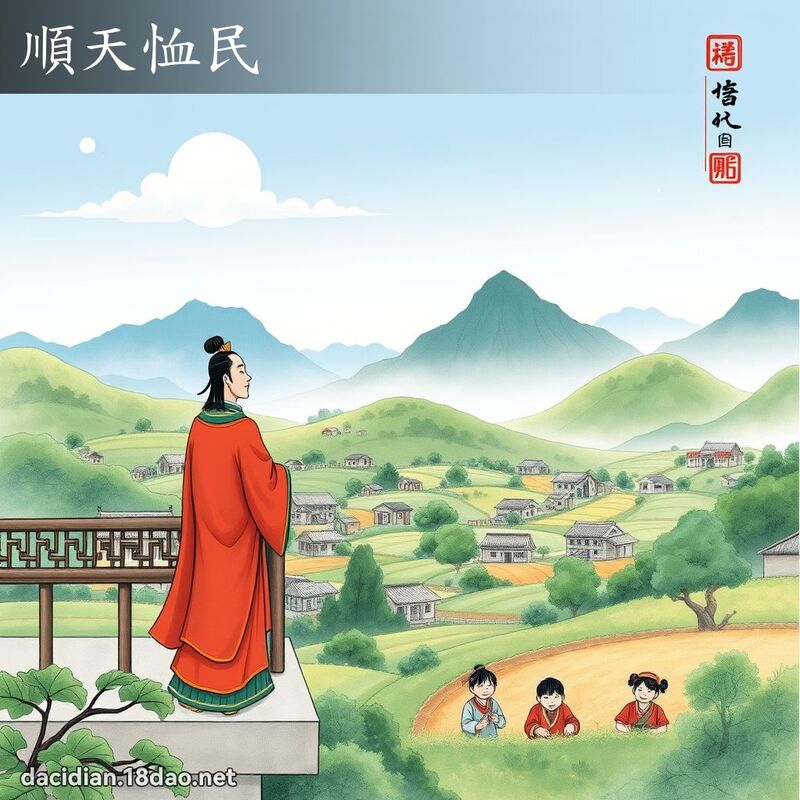 顺天恤民 配图