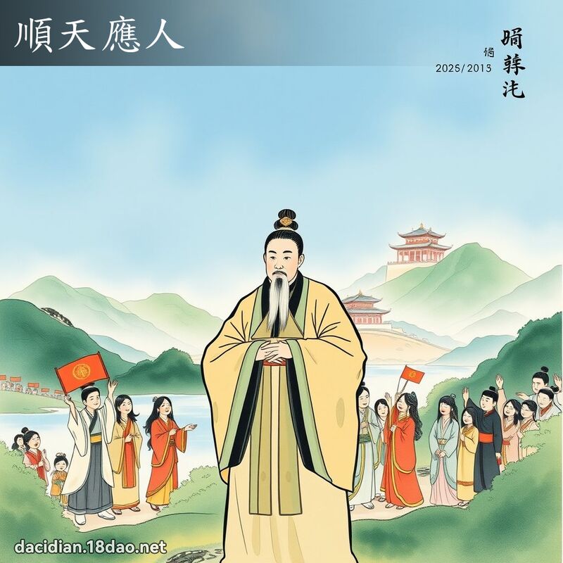 顺天应人 配图