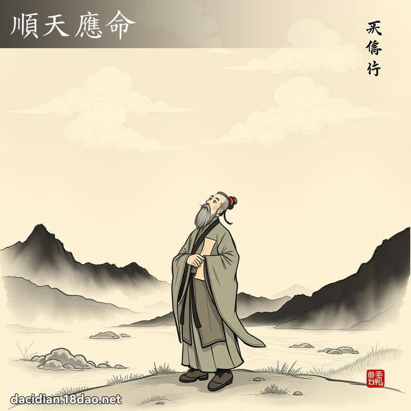 顺天应命 配图