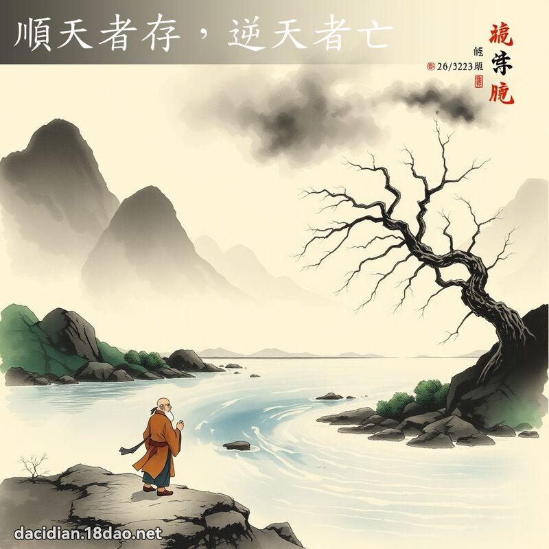 顺天者存,逆天者亡 配图