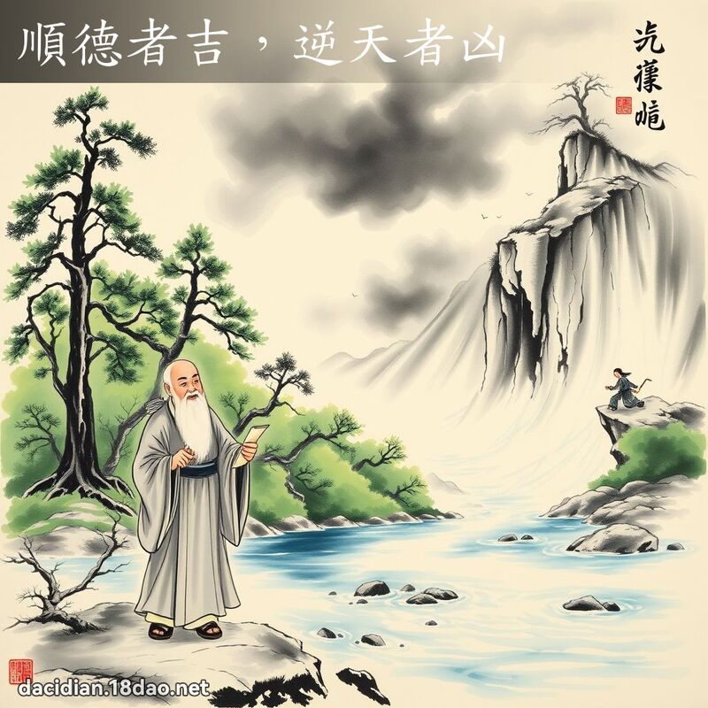 顺德者吉,逆天者凶 配图