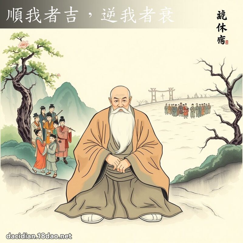 顺我者吉,逆我者衰 配图