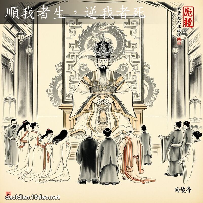 顺我者生,逆我者死 配图