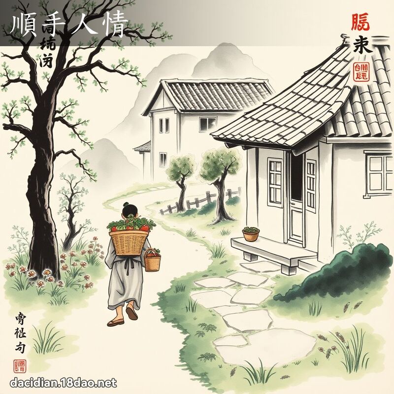 顺手人情 配图