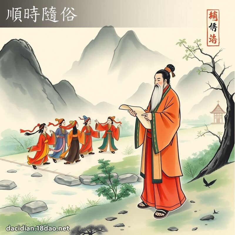 顺时隨俗 配图