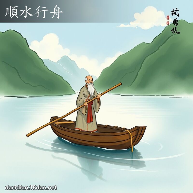 顺水行舟 配图