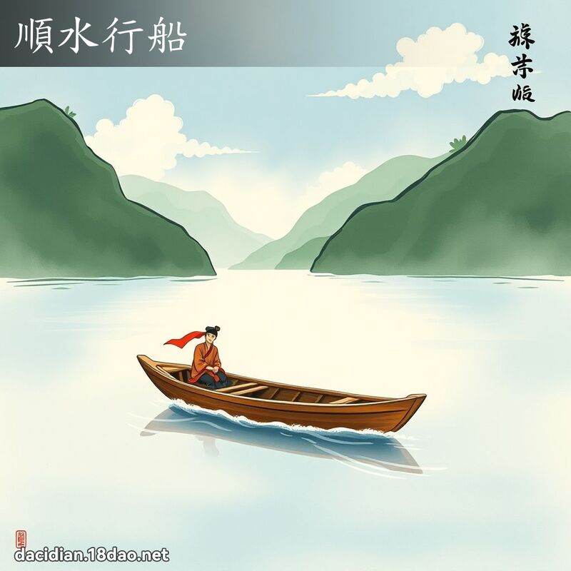 顺水行船 配图