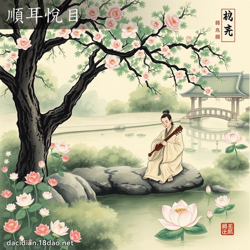 顺耳悦目 配图