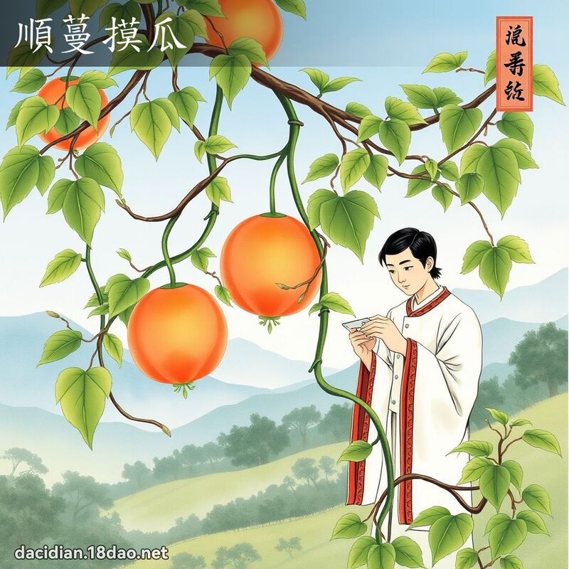 顺蔓摸瓜 配图