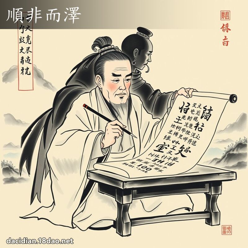 顺非而泽 配图