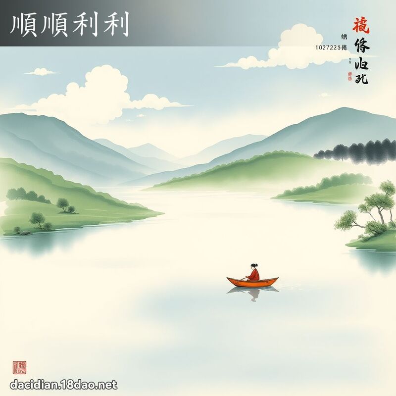 顺顺利利 配图