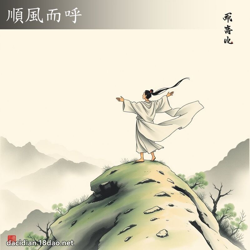 顺风而呼 配图