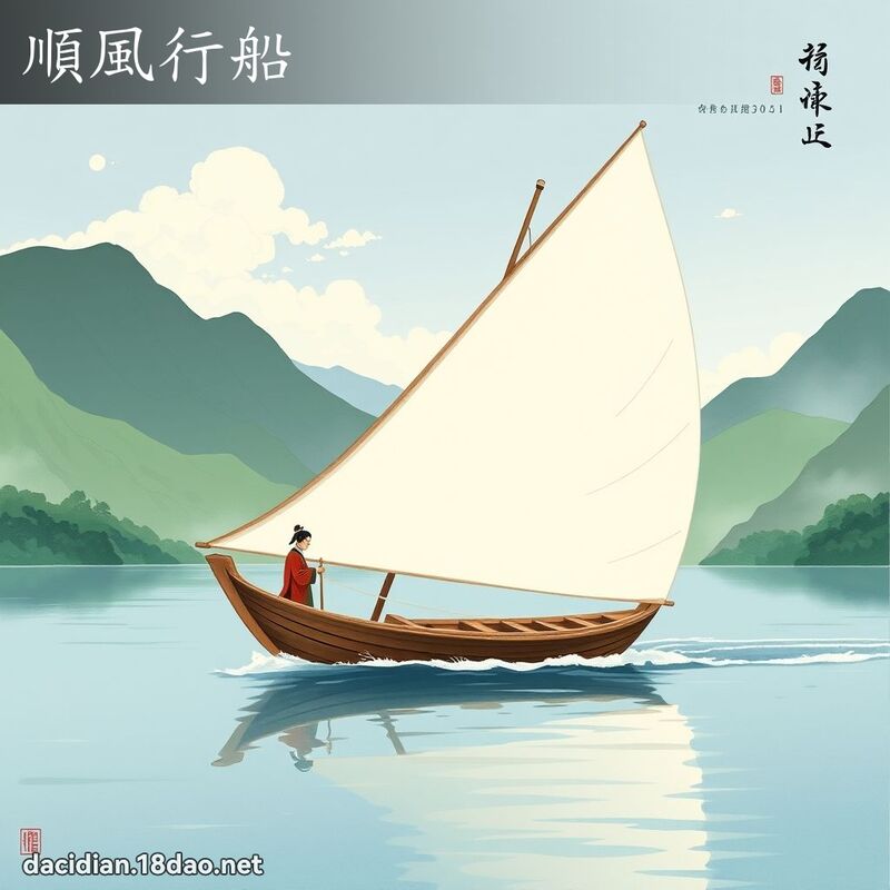 顺风行船 配图