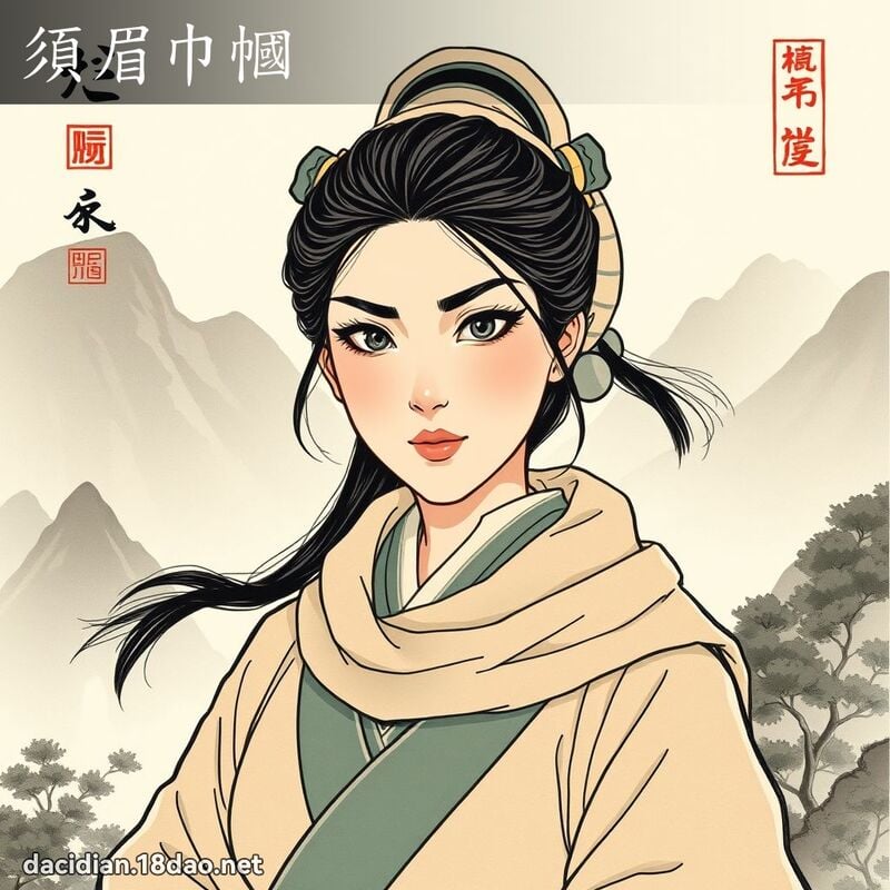 须眉巾幗 配图
