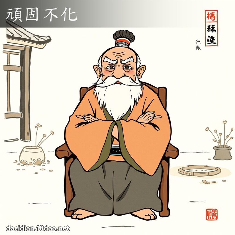 顽固不化 配图