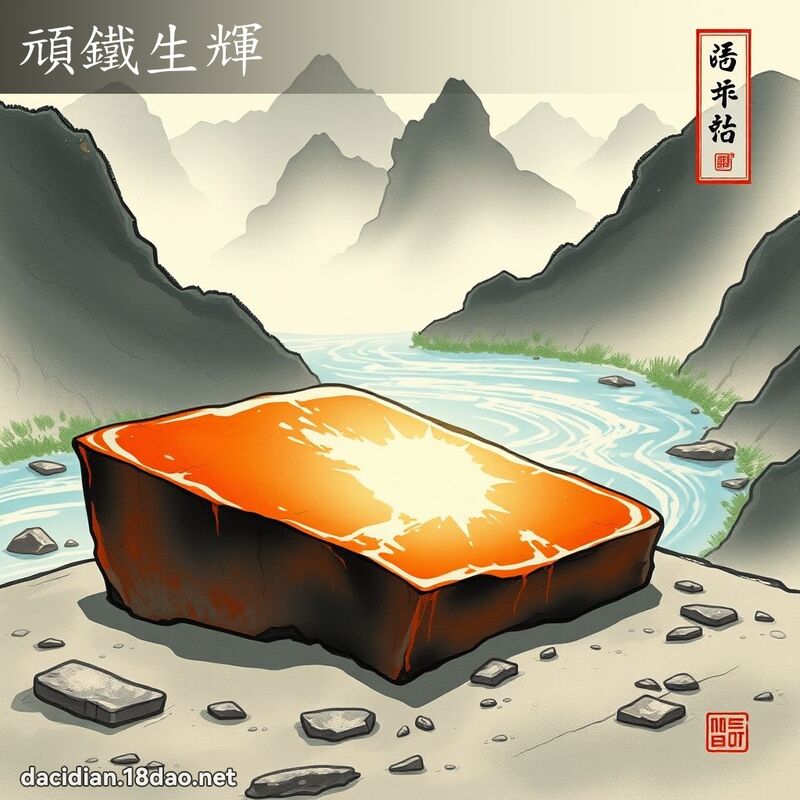 顽铁生辉 配图