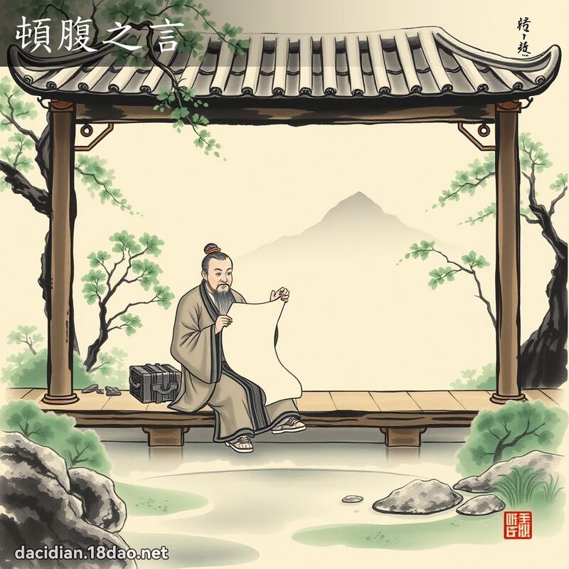 顿腹之言 配图