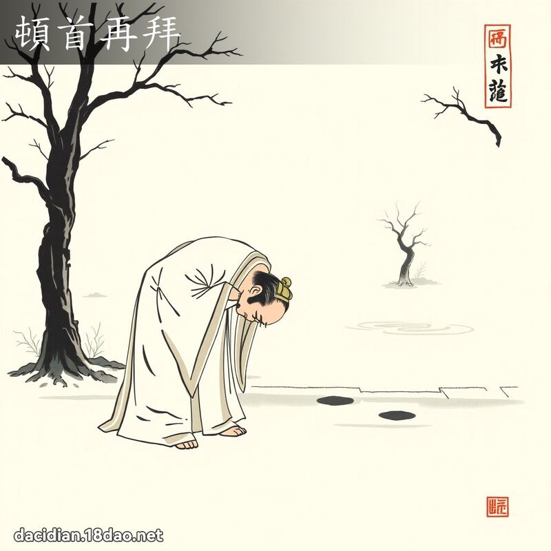 顿首再拜 配图