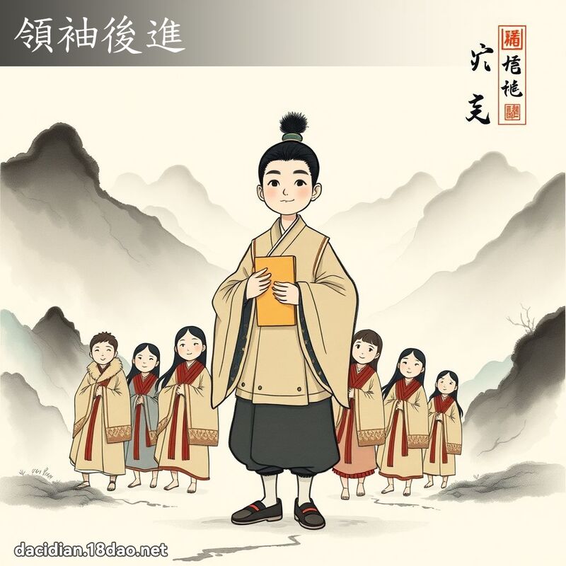 领袖后进 配图