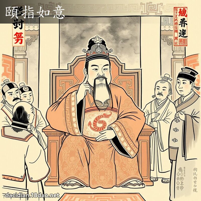 颐指如意 配图