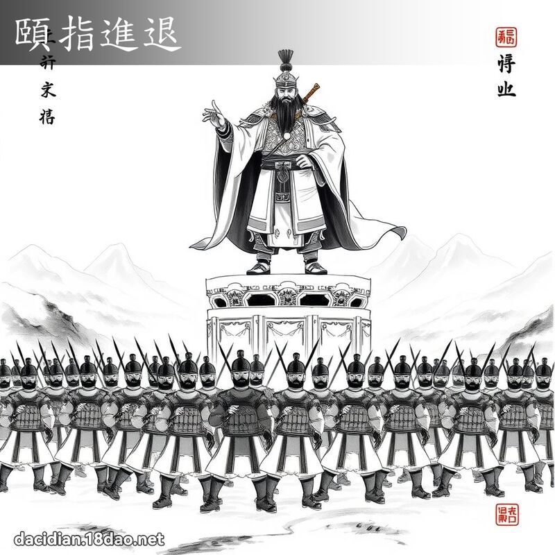 颐指进退 配图