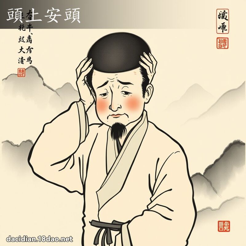 头上安头 配图