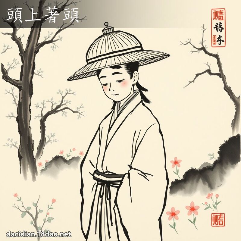 头上著头 配图