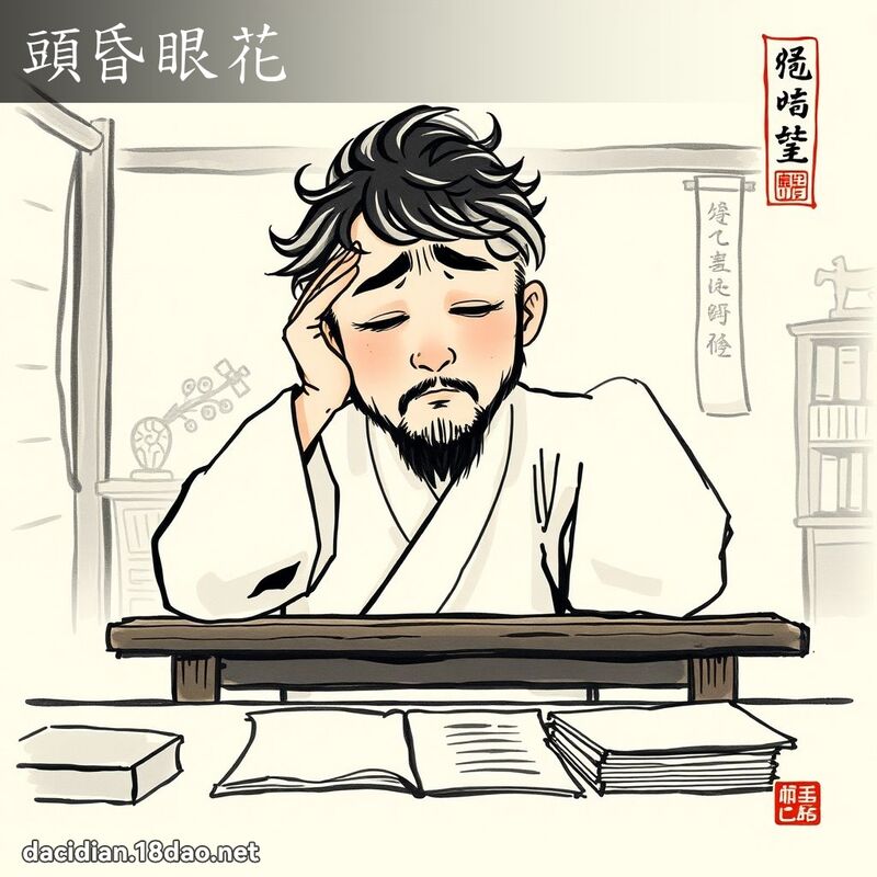 头昏眼花 配图