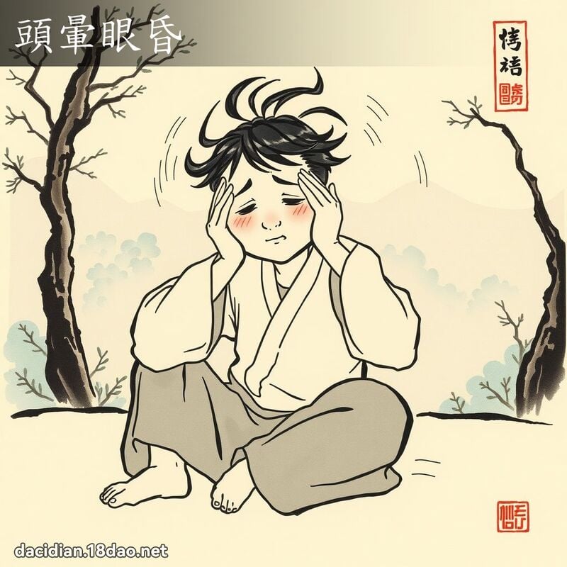 头晕眼昏 配图