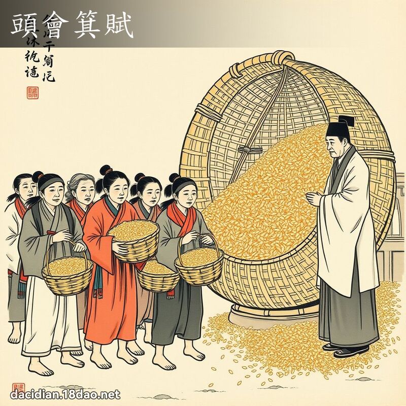 头会箕赋 配图
