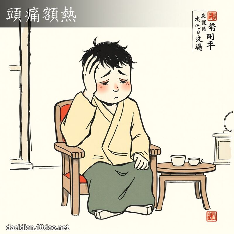 头痛额热 配图