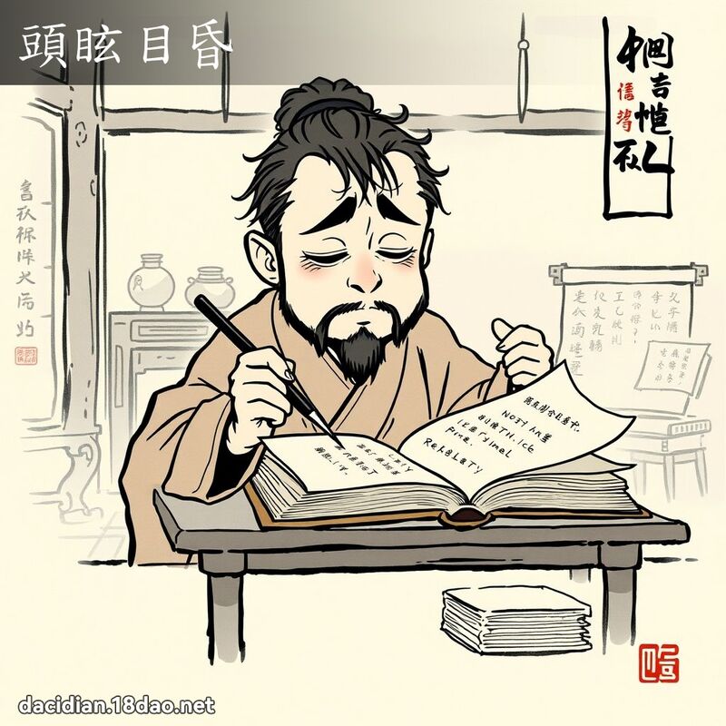 头眩目昏 配图