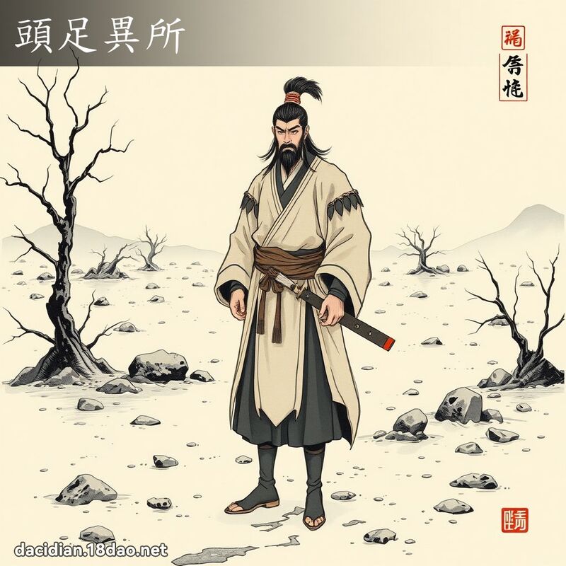 头足异所 配图