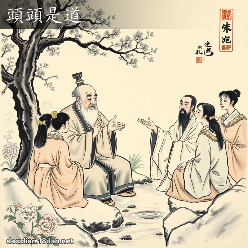 头头是道 配图