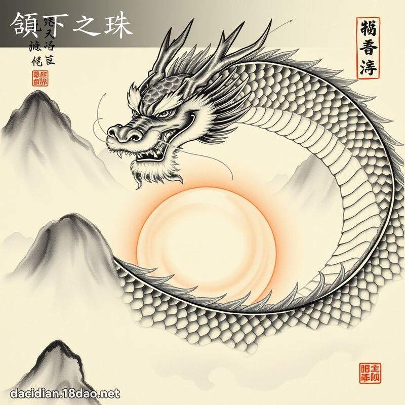 頷下之珠 配图