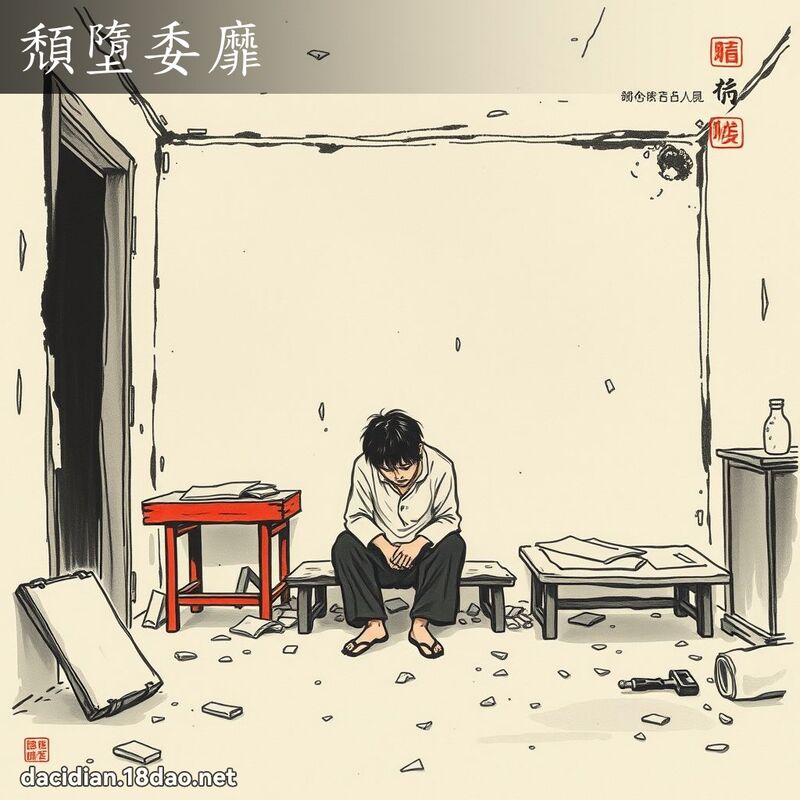 颓墮委靡 配图