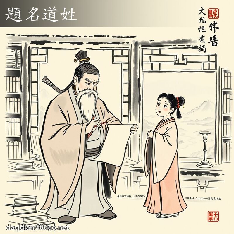 题名道姓 配图